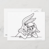 BUGS BUNNY™ en Lola Bunny 3 Briefkaart (Voorkant / Achterkant)