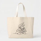 BUGS BUNNY™ en Lola Bunny 3 Grote Tote Bag (Voorkant)