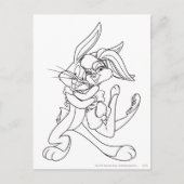 BUGS BUNNY™ en Lola Bunny Briefkaart (Voorkant)