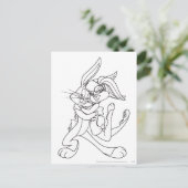 BUGS BUNNY™ en Lola Bunny Briefkaart (Staand voorkant)