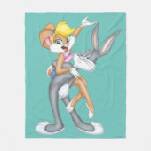 BUGS BUNNY™ en Lola Bunny Fleece Deken (Voorkant)