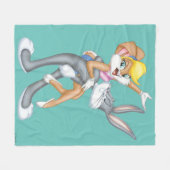 BUGS BUNNY™ en Lola Bunny Fleece Deken (Voorkant (Horizontaal))