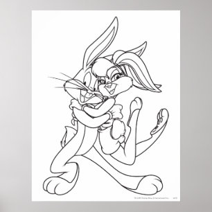 BUGS BUNNY™ en Lola Bunny Poster
