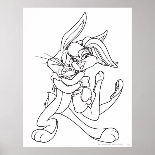 BUGS BUNNY™ en Lola Bunny Poster (Voorkant)