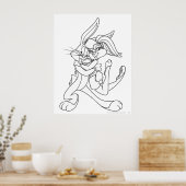 BUGS BUNNY™ en Lola Bunny Poster (Keuken)