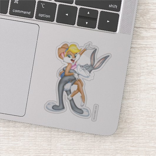 BUGS BUNNY™ en Lola Bunny Sticker (Detail)