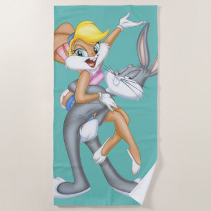 BUGS BUNNY™ en Lola Bunny Strandlaken
