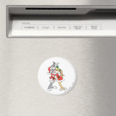 BUGS BUNNY™ en Lola Mistletoe Kiss Magneet (Insitu (Vaatwasser))