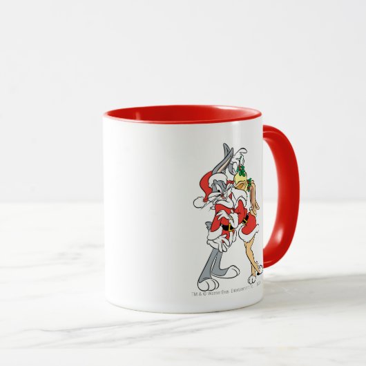 BUGS BUNNY™ en Lola Mistletoe Kiss Mok (Voorkant rechts)