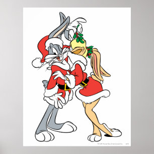 BUGS BUNNY™ en Lola Mistletoe Kiss Poster