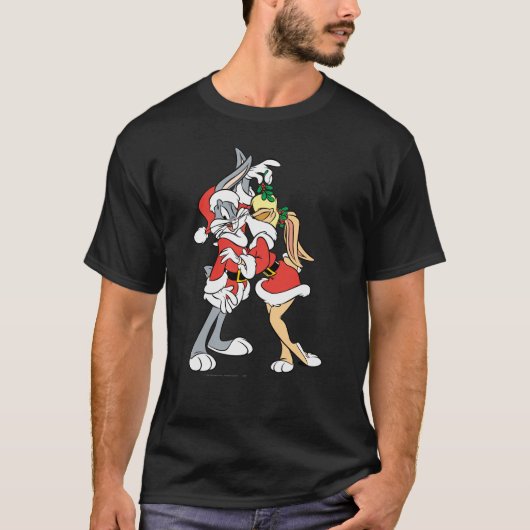 BUGS BUNNY™ en Lola Mistletoe Kiss T-shirt (Voorkant)