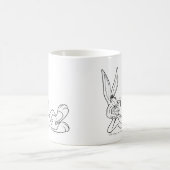 BUGS BUNNY™ Eten Wortel Schets Koffiemok (Center)