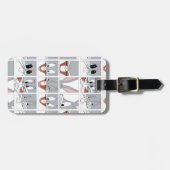 BUGS BUNNY™ Expression Blokken Bagagelabel (Voorkant horizontaal)