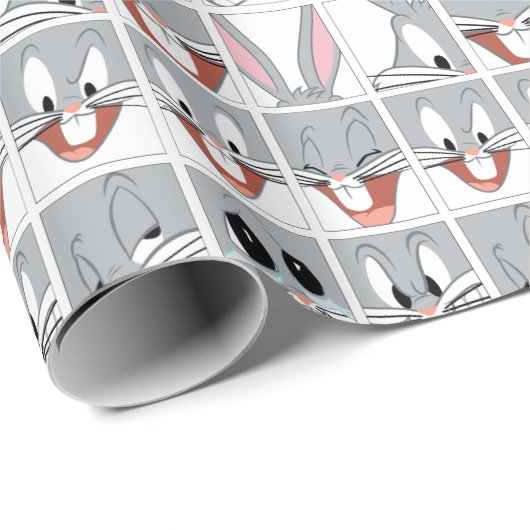 BUGS BUNNY™ Expression Blokken Cadeaupapier (Rol Hoek)