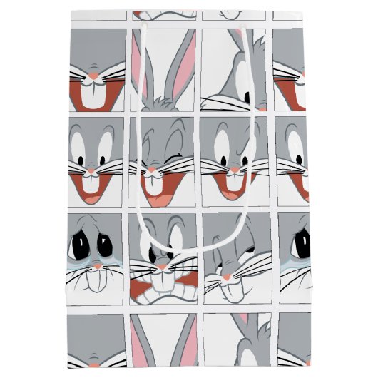 BUGS BUNNY™ Expression Blokken Medium Cadeauzakje (Achterkant)