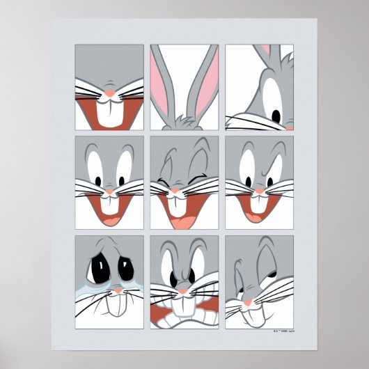 BUGS BUNNY™ Expression Blokken Poster (Voorkant)