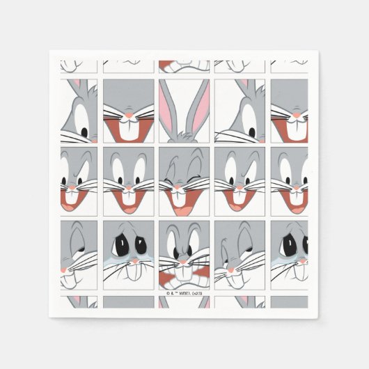BUGS BUNNY™ Expression Blokken Servet (Voorkant)