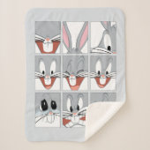 BUGS BUNNY™ Expression Blokken Sherpa Deken (Voorkant)
