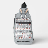 BUGS BUNNY™ Expression Blokken Sling Bag (Voorkant)