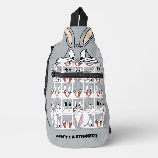 BUGS BUNNY™ Expression Blokken Sling Bag (Voorkant)