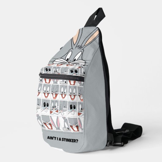 BUGS BUNNY™ Expression Blokken Sling Bag (Rechterhoek)