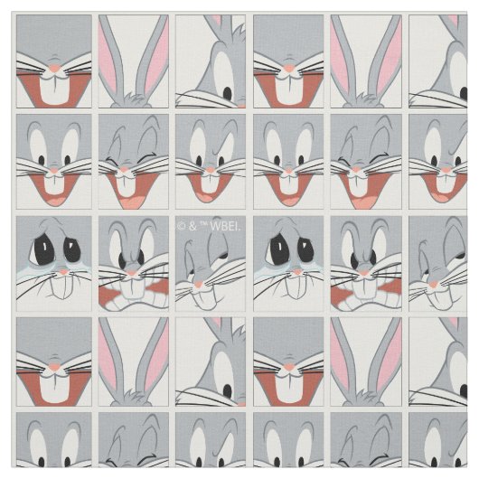 BUGS BUNNY™ Expression Blokken Stof (Swatch)