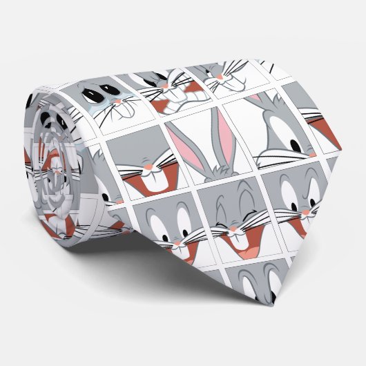 BUGS BUNNY™ Expression Blokken Stropdas (Opgerold)