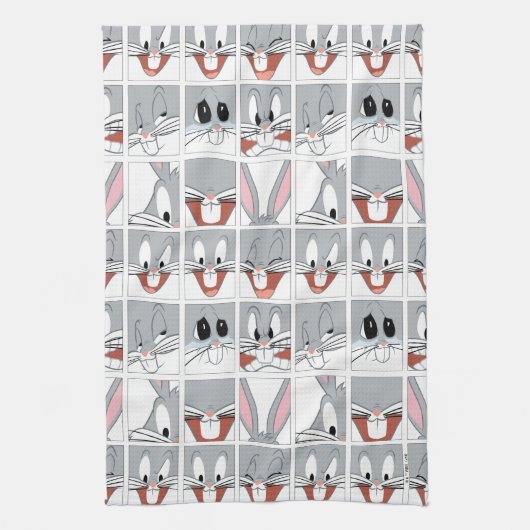 BUGS BUNNY™ Expression Blokken Theedoek (Verticaal)