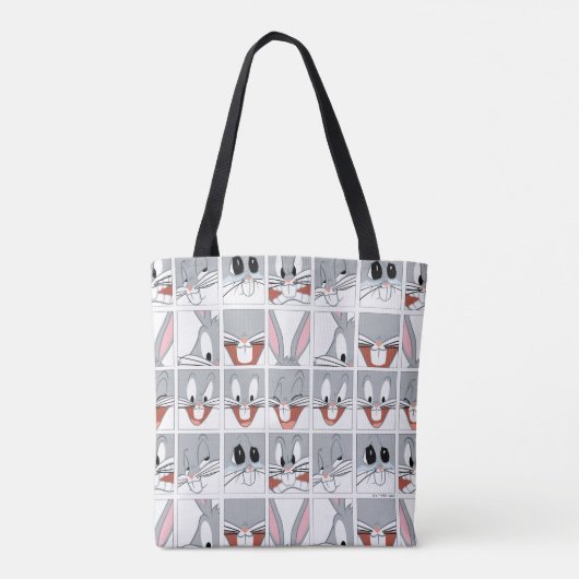 BUGS BUNNY™ Expression Blokken Tote Bag (Achterkant)