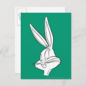BUGS BUNNY™ Expression Sketch Briefkaart (Voorkant / Achterkant)