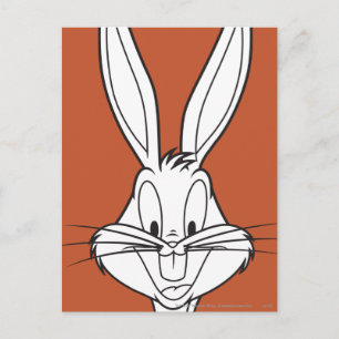 BUGS BUNNY™ Face-glimlach Briefkaart