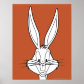BUGS BUNNY™ Face-glimlach Poster (Voorkant)