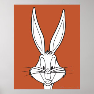 BUGS BUNNY™ Face-glimlach Poster