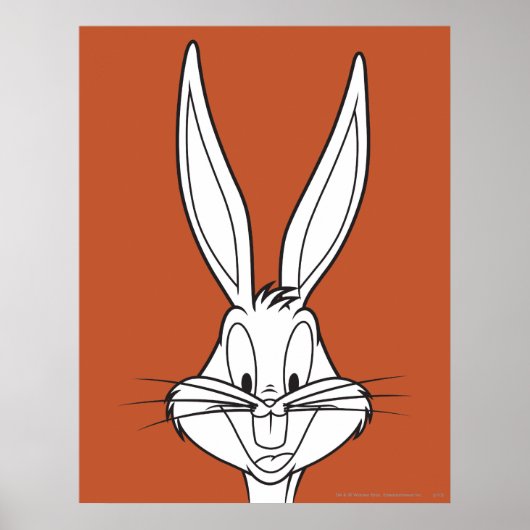 BUGS BUNNY™ Face-glimlach Poster (Voorkant)