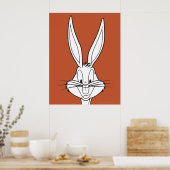 BUGS BUNNY™ Face-glimlach Poster (Keuken)