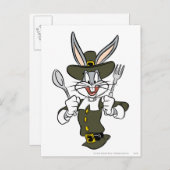 BUGS BUNNY™ Feasting Time Briefkaart (Voorkant / Achterkant)