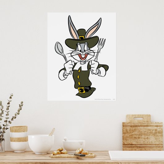 BUGS BUNNY™ Feasting Time Poster (Keuken)