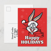 BUGS BUNNY™-feestdag Feestdagenkaart (Voorkant / Achterkant)
