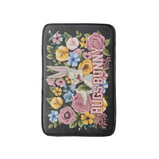 BUGS BUNNY™ Floral Embroidery Graphic Badmat (Voorkant Verticaal)
