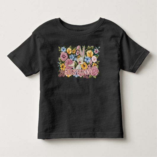 BUGS BUNNY™ Floral Embroidery Graphic Kinder Shirts (Voorkant)