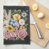 BUGS BUNNY™ Floral Embroidery Graphic Theedoek (Quarter Fold)