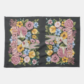 BUGS BUNNY™ Floral Embroidery Graphic Theedoek (Horizontaal)