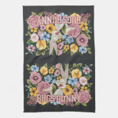 BUGS BUNNY™ Floral Embroidery Graphic Theedoek (Verticaal)