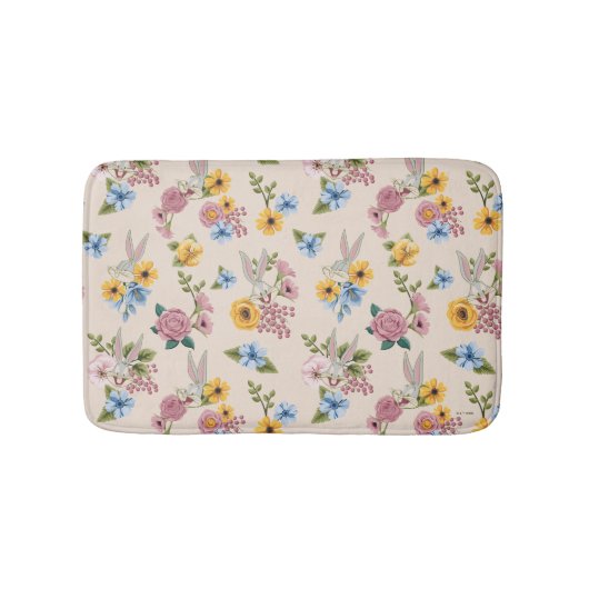 BUGS BUNNY™ Floral Embroidery Pattern Badmat (Voorkant)