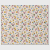 BUGS BUNNY™ Floral Embroidery Pattern Cadeaupapier (Vlak)