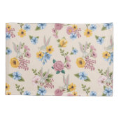 BUGS BUNNY™ Floral Embroidery Pattern Kussensloop (Achterkant)