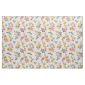 BUGS BUNNY™ Floral Embroidery Pattern Stof (Fat Quarter)