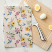 BUGS BUNNY™ Floral Embroidery Pattern Theedoek (Quarter Fold)