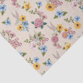 BUGS BUNNY™ Floral Embroidery Pattern Tissuepapier (Detail)