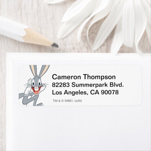BUGS BUNNY™ Fluisterend 2 Etiket (Insitu)